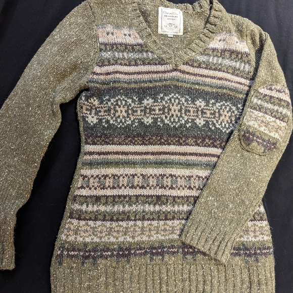 One On One, Vintage, Green Sweater - Picture 4 of 4